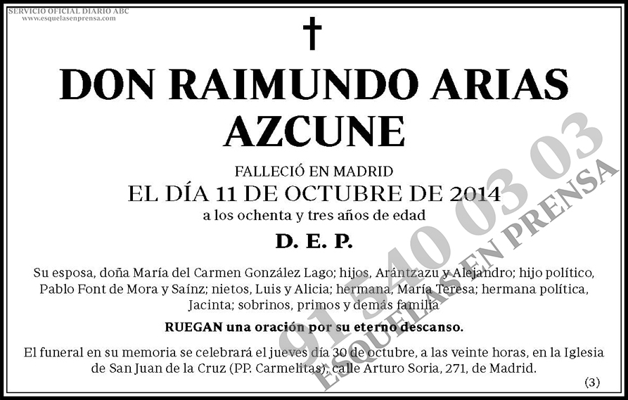Raimundo Arias Azcune